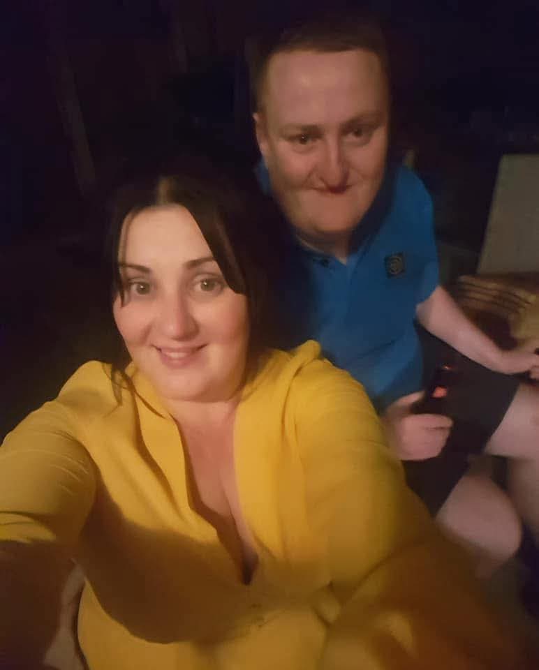 Justin during an evening out with another person